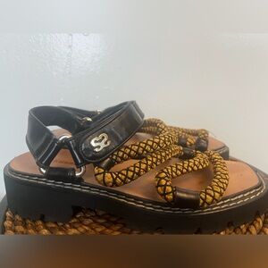 Sandro Black Leather Shoes